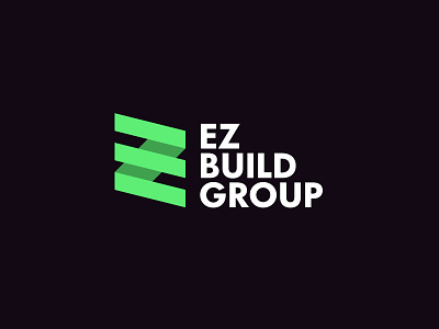 EZ Build Group — Day 5 architecture brand branding design easy ez figma futura lettermark logo logo design logo design branding logodesign logomark logotype monogram typography ui ux