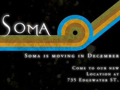 Soma Flyer design flat graphic design illustration illustrator minimal