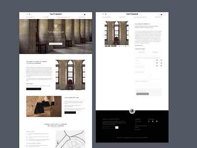 Taittinger Book a visit ecommerce landing landing page
