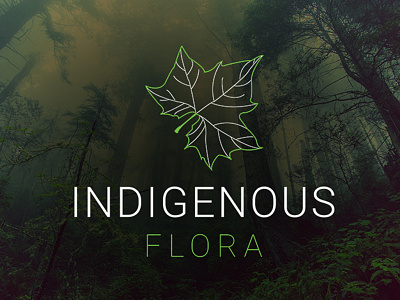 Indigenous Flora logo design