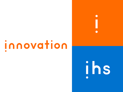 Innovation High School logo school typography wordmark