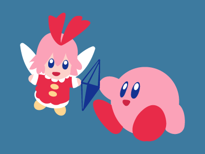 Kirby And Ribbon 64 crystal game games kirby nintendo nintendo 64 ribbon shards videogame
