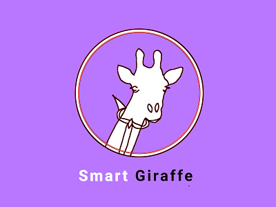 smart giraffe vintage logo 3d animation branding design drawing graphic design illustration logo motion graphics typography ui ux vector vintage