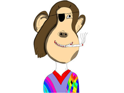 NFT cool monkey 3d animation branding design drawing graphic design illustration logo motion graphics nft nft monkey typography ui ux vector