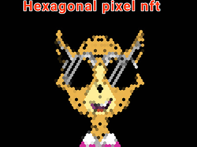 hexagonal pixel nft