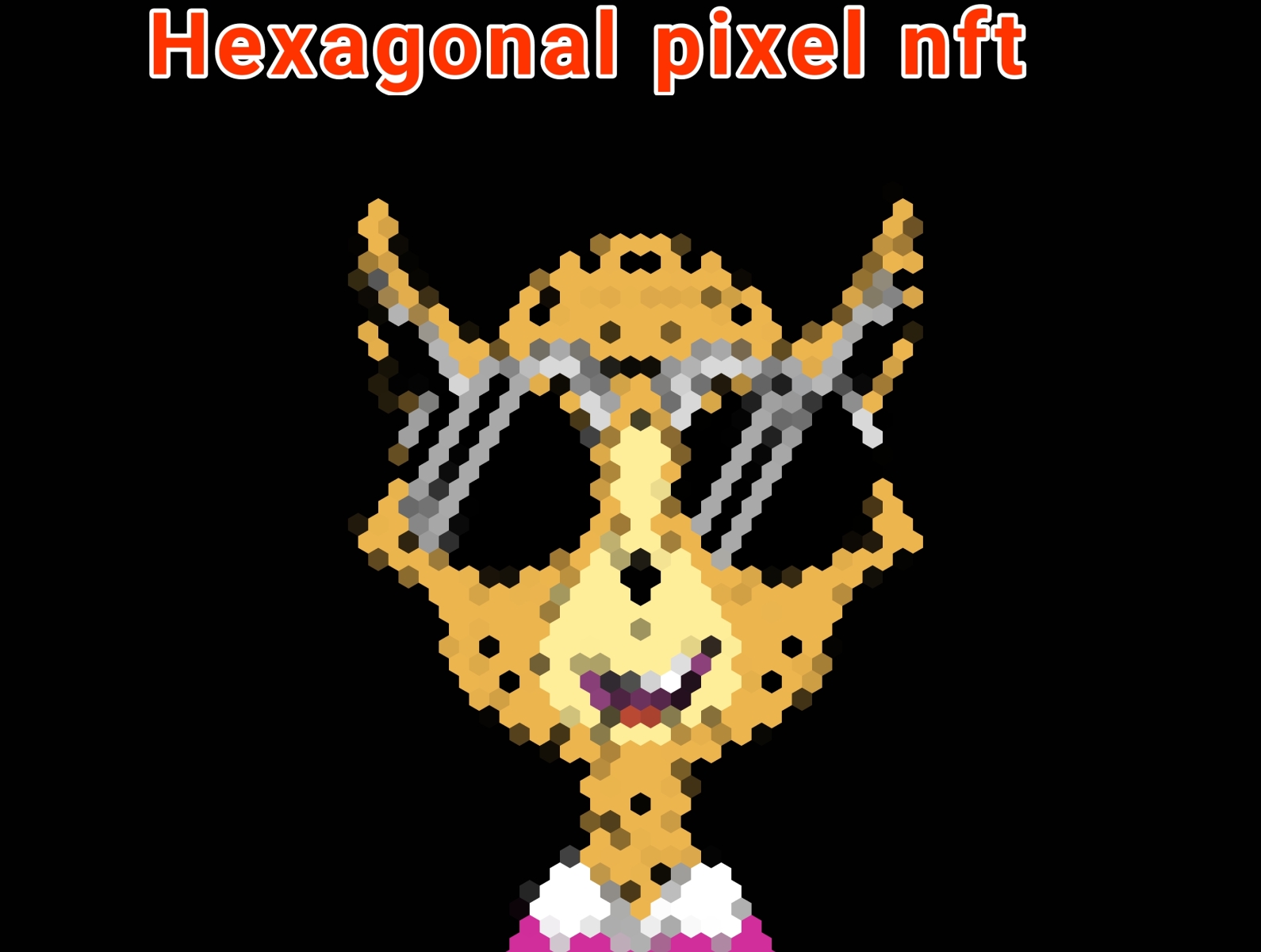 Hexagonal Pixel Nft By Millak Ahmed On Dribbble