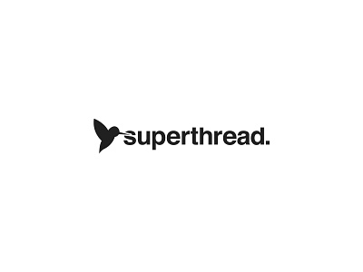 Superthread Logo app app logo brand branding colibri design hummingbird identity logo logomark logotype superthread