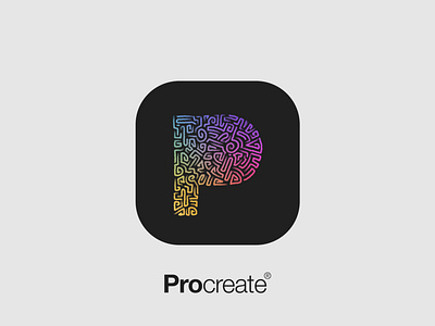 Procreate Icon - Rebound app branding icon illustration logo logotype procreate