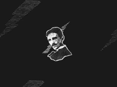 Nikola Tesla drawing illustration nikolatesla procreate procreate art tesla