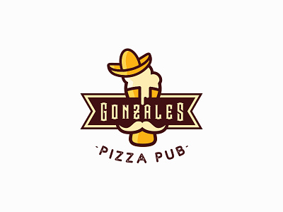 Pizza Pub Logo - Unused bar beer brand branding logo mexico pizza pub restaurant unused