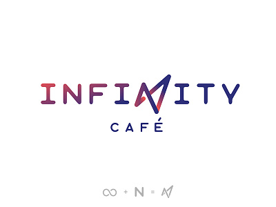 Infinity Cafe Logo bar cafe caffee club infinitum infinity logo lounge