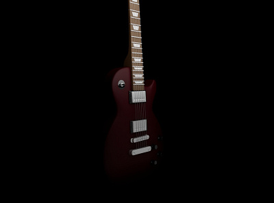 Gibson Les Paul 3d autodesk design gibson guitar maya