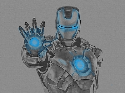 Iron Man Glow Sketch