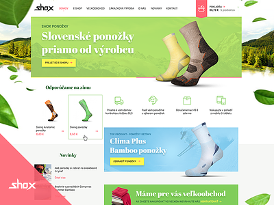Shox E-shop e shop finest gregus michal mountains nature outdoor shox slovakia socks studios web