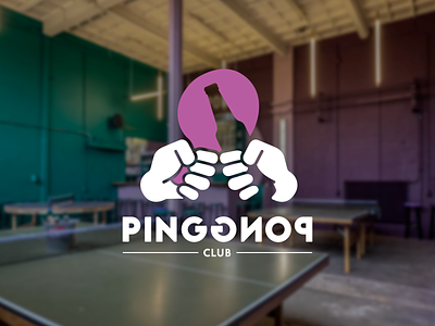 Ping Pong Club logo bar beer branding cafe illustrator logo logo design logodesign ping pong pingpong pingpongclub utrecht