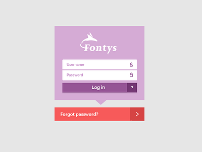 Fontys sign in button flat fontys form login sign in signin