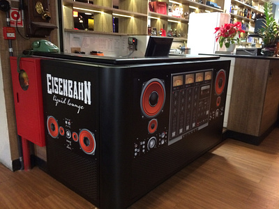 Eisenbahn Illuminated reception desk