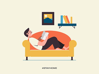 Stay home - read more covid19 illustrations stay fit stay healthy stay home stay safe vector work from home