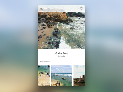 Photo Gallery Concept android concept gallery ios mobile photo ui ux