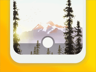 Day 05 - Shutter options (3D touch) 3d touch expansion options shutter micro interaction interaction iphonex iphone ios mobile ux ui