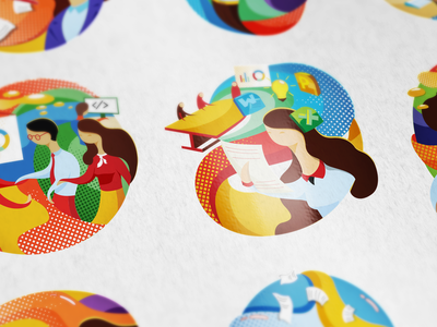 AR marker illustrations