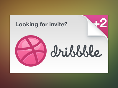 Dribbble Invite