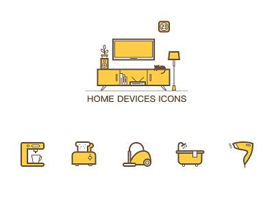 Home Devices Icons