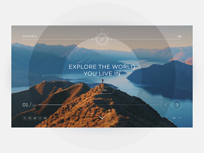 Travel Agency Website Design Concept