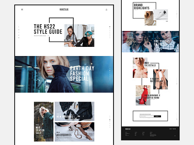 Fashion Boutique Website Concept Design