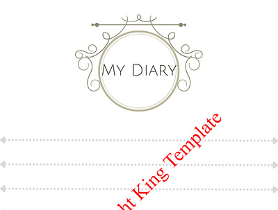 Diary graphic design