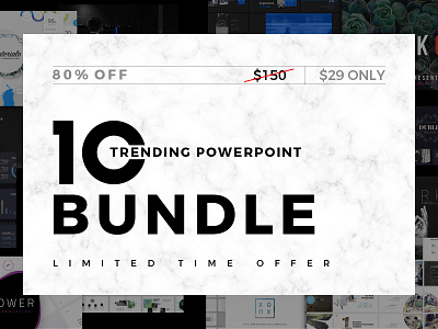 Trending-Minimal Powerpoint Bundle bundle bundle templates creativemarket minimal minimalist powerpoint ppt pptx presentation template