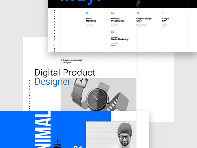 Grids Minimal Presentation Template by Dublin_Design on Dribbble
