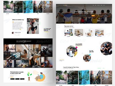 roommy app branding cretive design designs food friends home home page house index indore landing property rent room ui ux web website