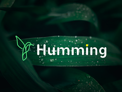 humming animal bird branding design green home illustration indore landing logo logos mobile nature post soical soical post ui ux web