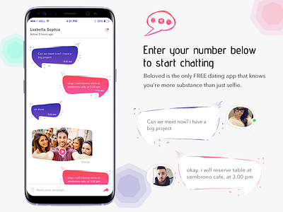 Chat App chat dating message messenger social
