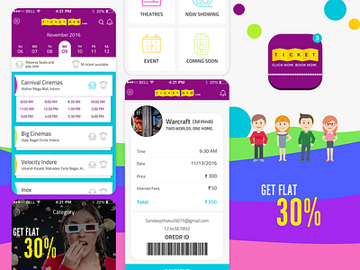 Ticketnew app booking movie social ticket