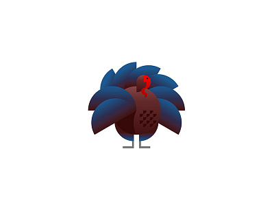 Turkey bird brand logo mark thanksgiving turkey