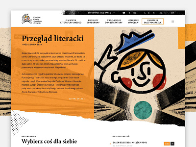 Wroclaw Miasto Literatury UNESCO design ui webdesign