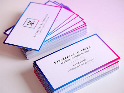 Katarzyna Kaczyńska Business Cards branding business cards cards design print