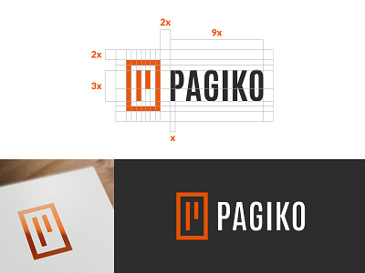 Pagiko Logo branding design identity interior logo mark pagiko