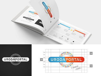 Uroda Portal Branding brandbook branding design grid logo identity logo mark typography vector