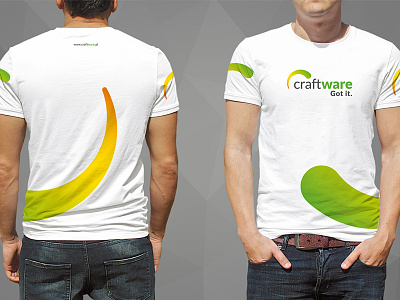 Craftware T-hirt branding design identity t-shirt textile vector