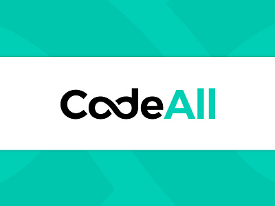 Code All app branding design icon identity logo mark typography vector