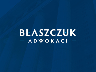 Blaszczuk Adwokaci Logo branding design identity law firm lawyers logo mark typography vector