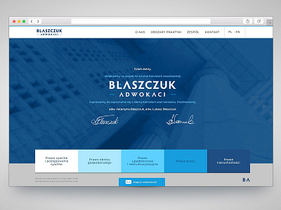 Blaszczuk Adwokaci Website