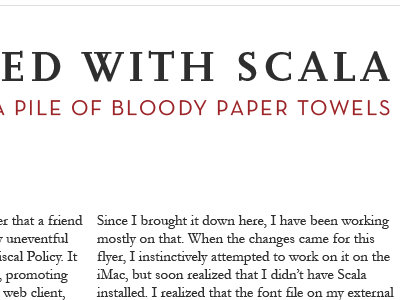 Scala kills blog editorial design neutra text scala website