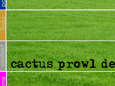 Cactus Prowl Design audio colors! designthrowback flash student work