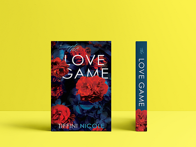 Mock Book Cover - The Love Game book book cover design graphic design photoshop social media typography