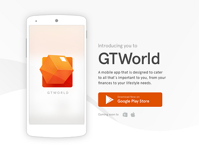 GTWorld wifi screen app gtbank gtworld ui ux
