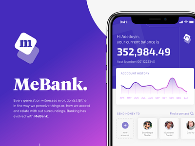 MeBank - UI Design